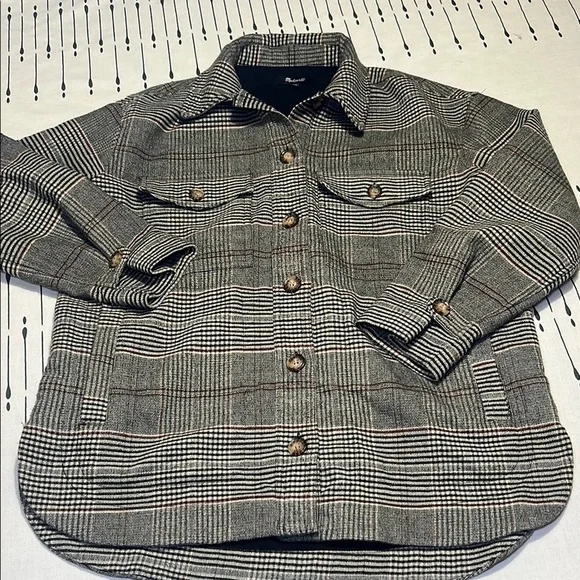 Madewell Plaid Shacket. Size XS - Picture 1 of 9